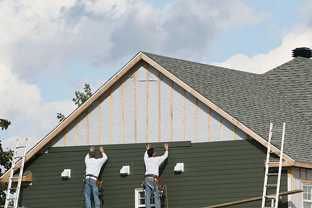 Professional Emergency Siding Repair technician working in Petersburg, OH